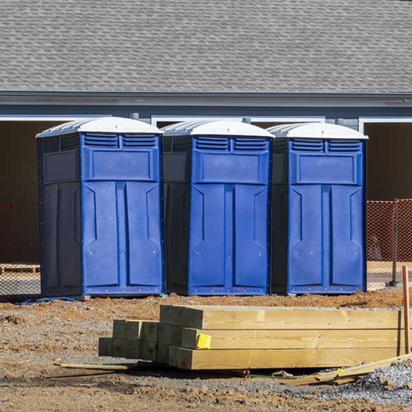 how can i report damages or issues with the porta potties during my rental period in Coker AL